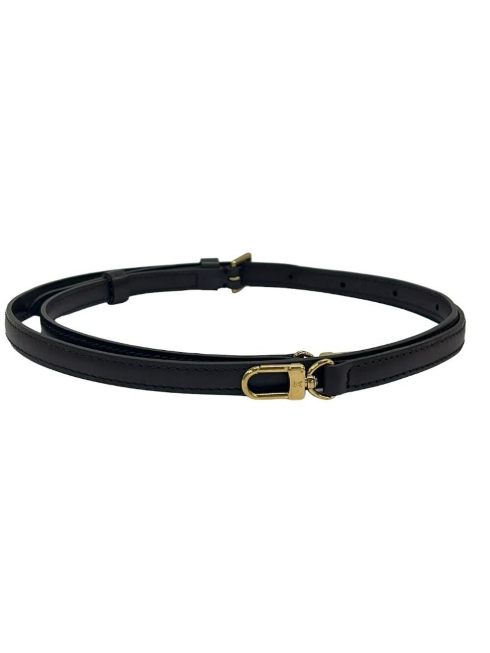 Louis Vuitton Shoulder Strap Damier for Ebene Leather